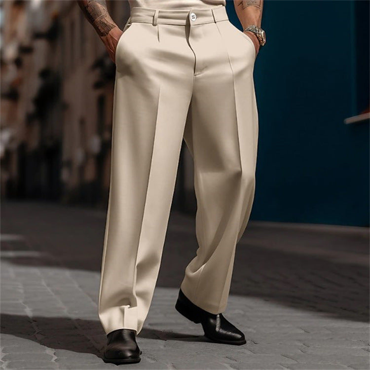 Men's Formal Straight-Legged Suit Pants