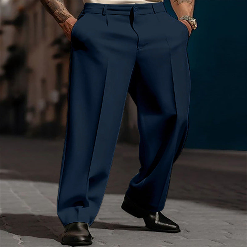 Men's Formal Straight-Legged Suit Pants