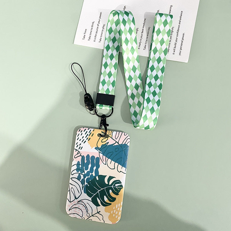 Simple Glam Fashion Lanyard Card Cover