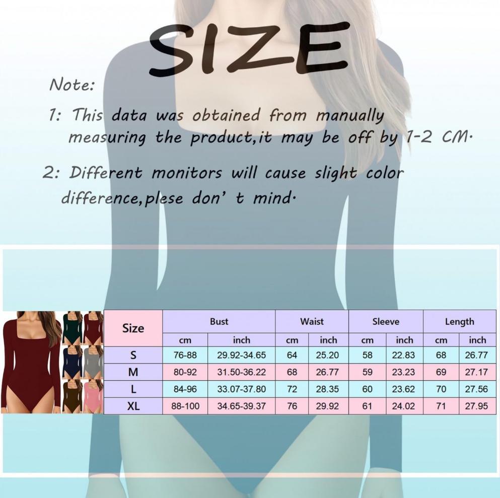 Women's Long Sleeve Snap Close Tummy Control Bodysuit Shapewear for Slimming & Support