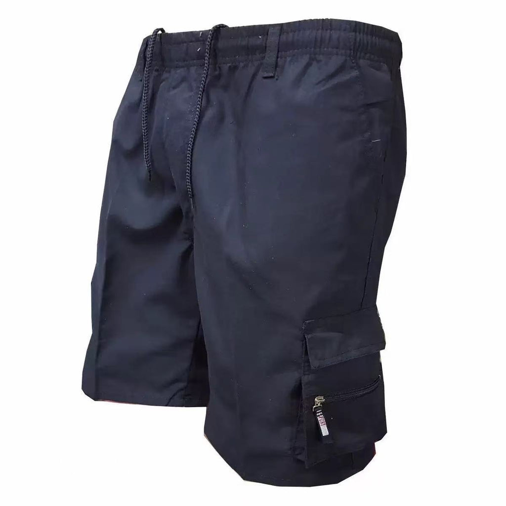 Men's Casual Fatigue/Solid Cargo Work Shorts