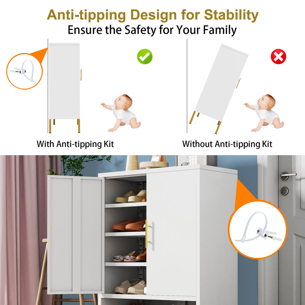 2-Door Shoes Cabinet