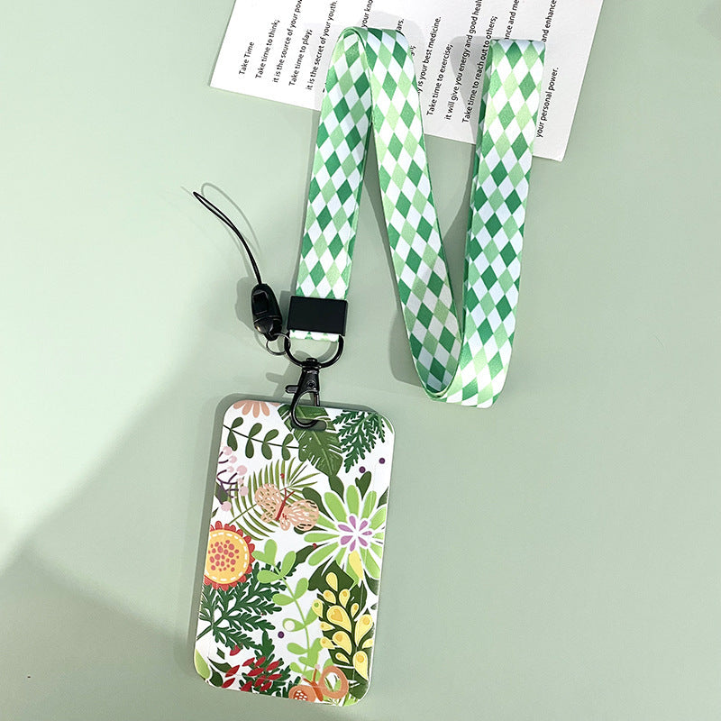 Simple Glam Fashion Lanyard Card Cover