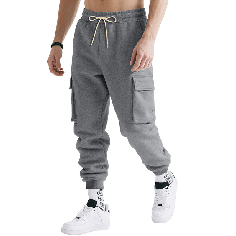 Men's Leisure Sports Multi-pocket Cargo Sweatpants