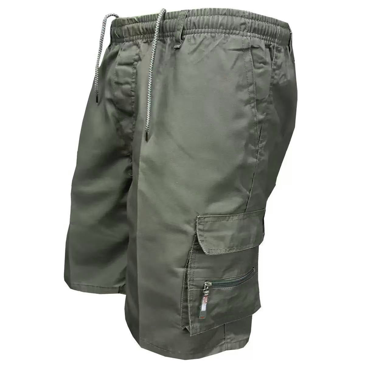 Men's Casual Fatigue/Solid Cargo Work Shorts