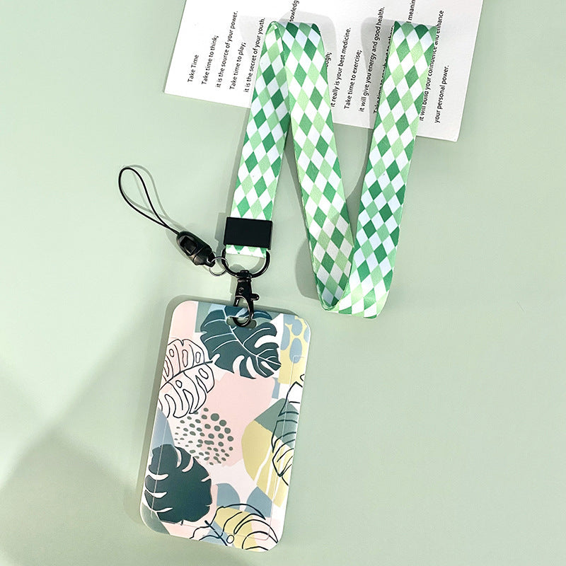 Simple Glam Fashion Lanyard Card Cover