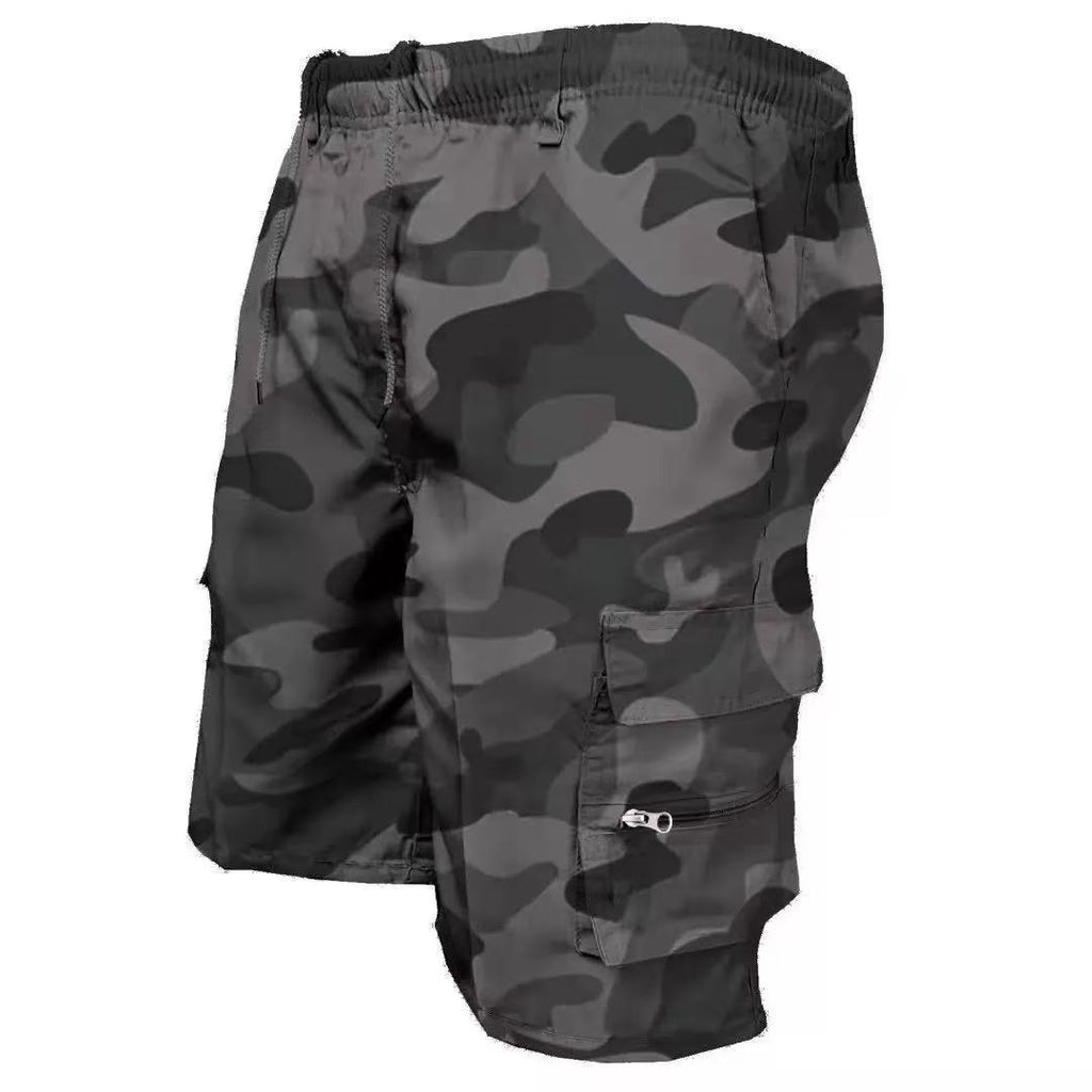 Men's Casual Fatigue/Solid Cargo Work Shorts