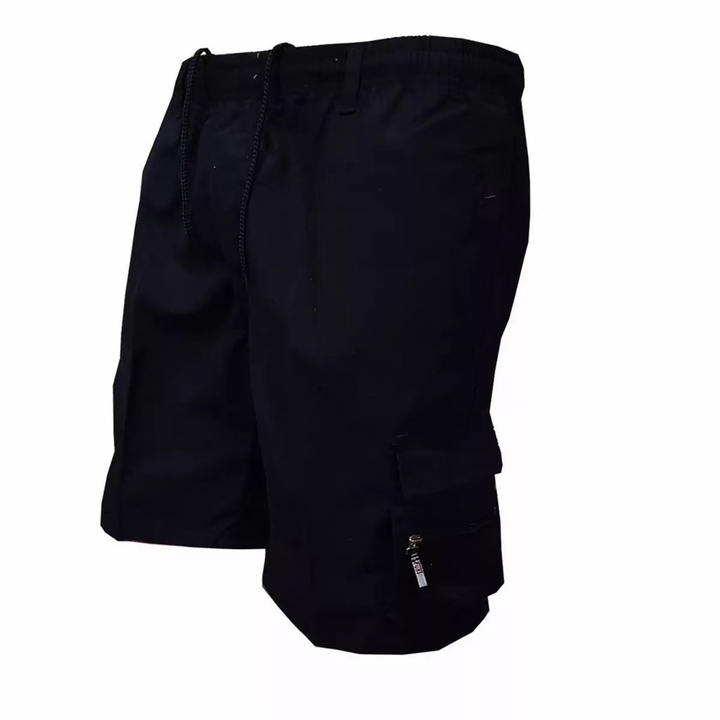 Men's Casual Fatigue/Solid Cargo Work Shorts