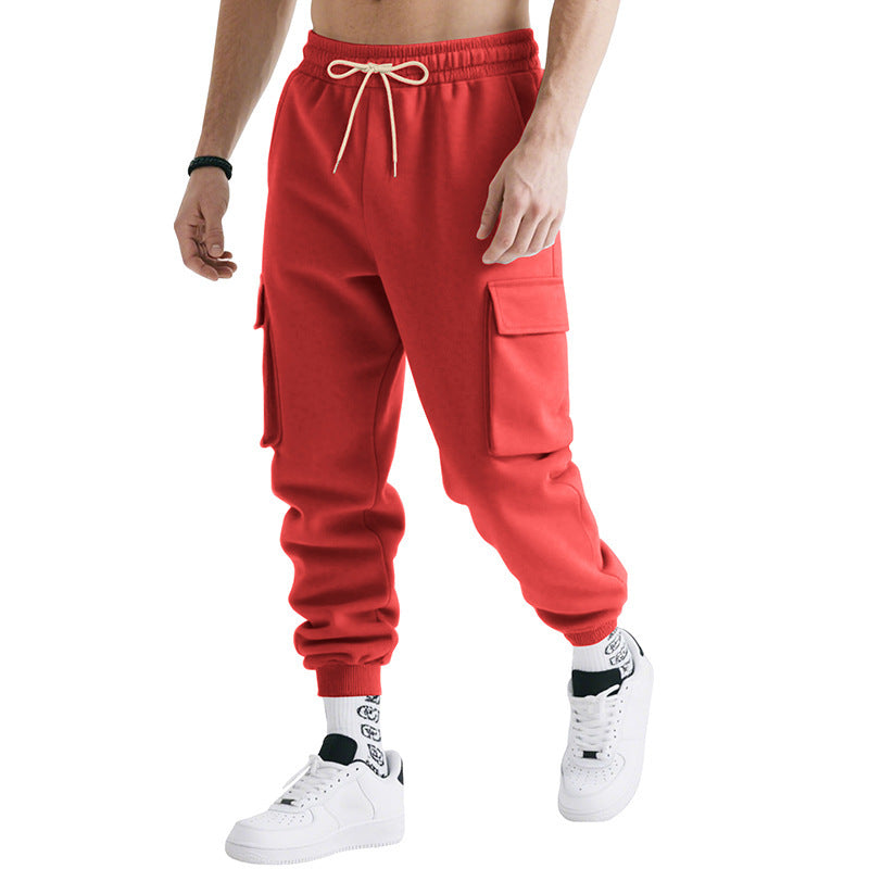 Men's Leisure Sports Multi-pocket Cargo Sweatpants