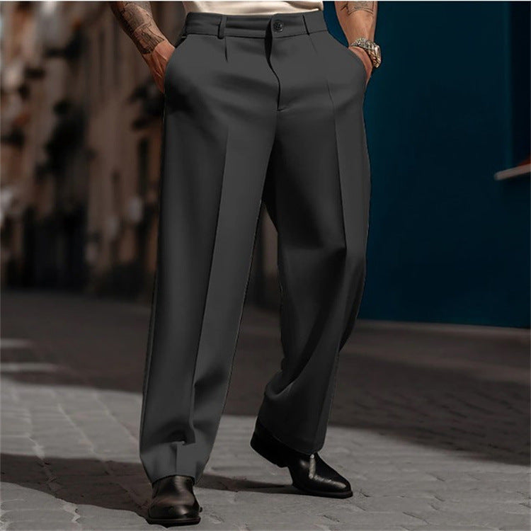 Men's Formal Straight-Legged Suit Pants